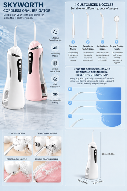 Beautora™ AquaSmile Water Flosser